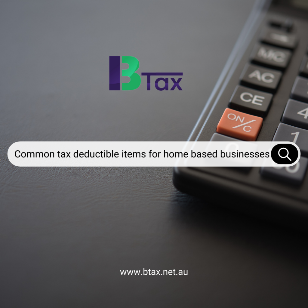 Common tax deductible items for home based businesses
